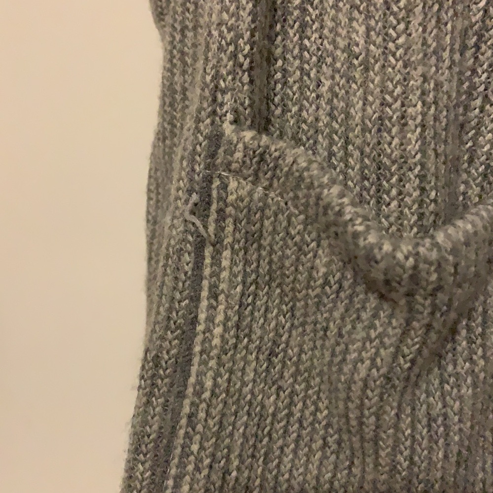 Knit Cowl Pullover Sweater w/ Fringe AS IS - Picture 3 of 9